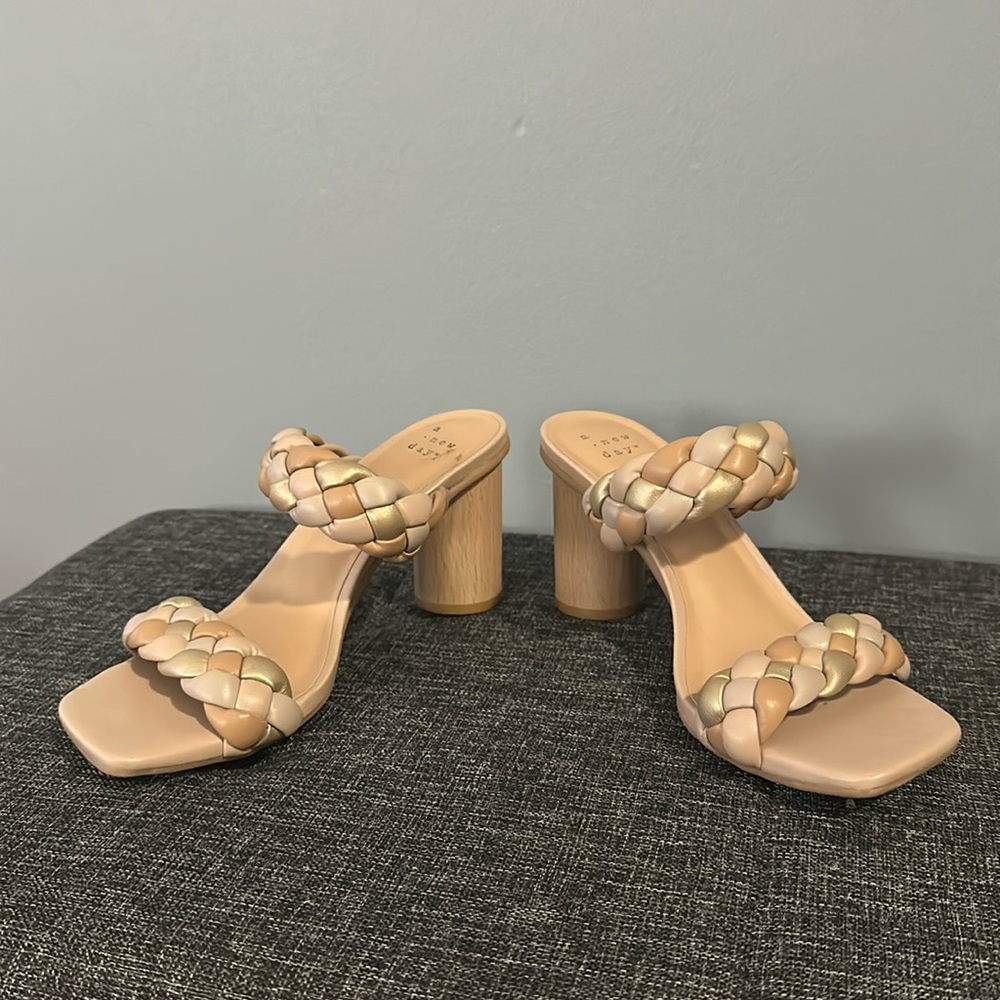 Cream heels